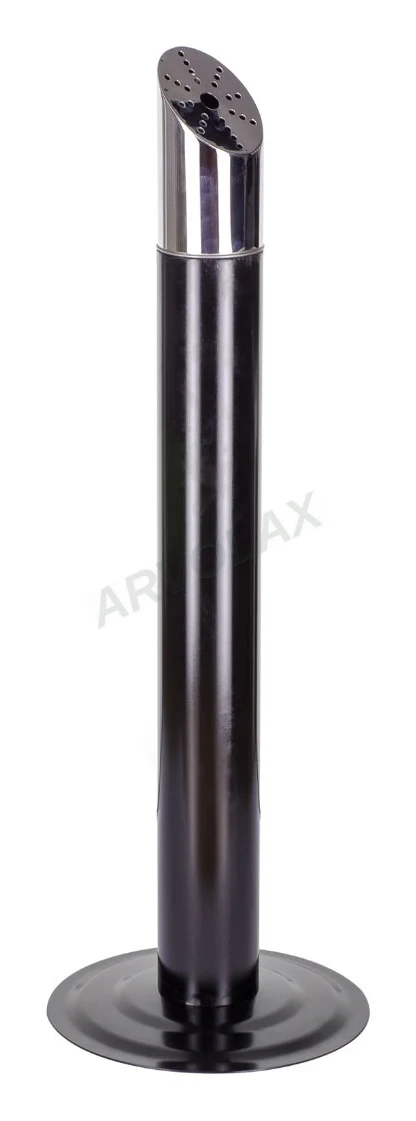 Küllük – Yükseklik 95 cm, taban Ø 33 cm – Siyah ayaklı, çizgili uzun